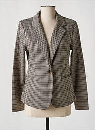 Blazer fausses poches marron ICHI femme