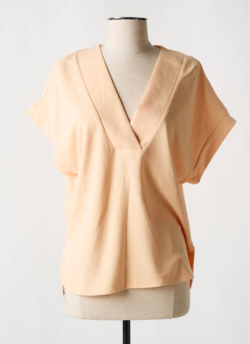 Top orange TRAMONTANA pour femme