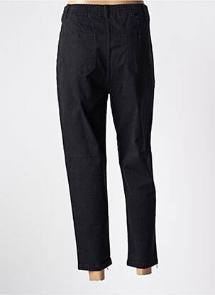 Pantalon 7/8 taille haute taille haute noir JOHANNA PARIS femme