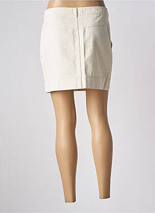 Jupe courte poches beige GRACE & MILA femme