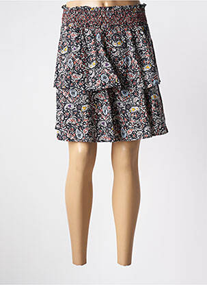 Jupe courte taille haute noir GRACE & MILA femme