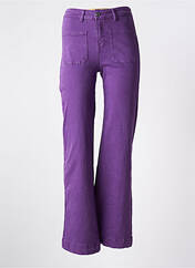Jeans bootcut violet CIAO DONNA pour femme seconde vue
