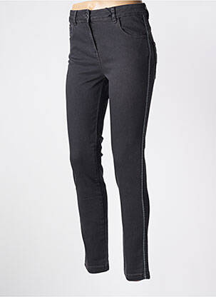 Jeans skinny gris 7 SEASONS pour femme