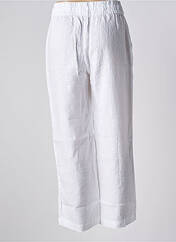 Pantalon 7/8 blanc LE COMTE pour femme seconde vue