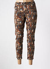 Pantalon 7/8 marron FREEMAN T.PORTER pour femme seconde vue