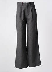 Pantalon flare gris DROLE DE COPINE pour femme seconde vue