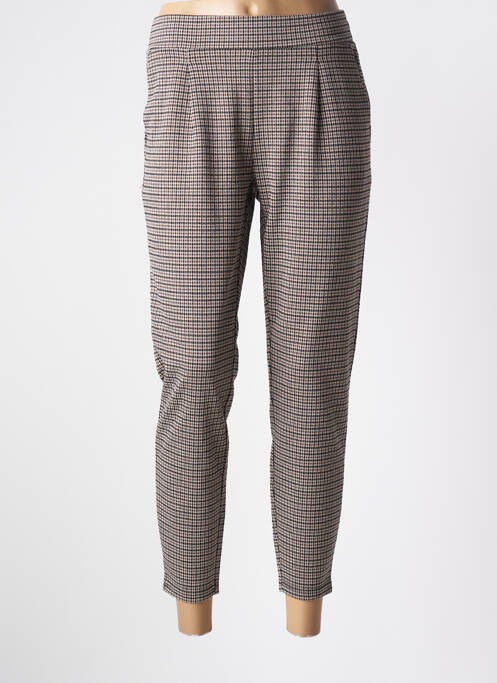 Pantalon 7/8 beige ICHI pour femme