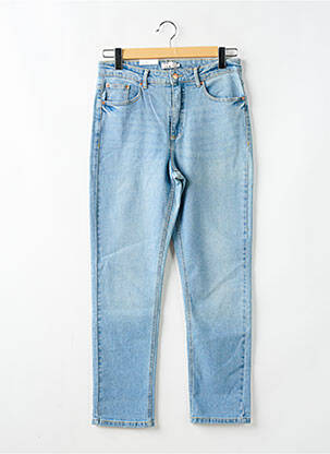 Jeans coupe droite taille haute taille haute bleu B.YOUNG femme