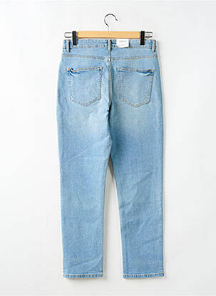 Jeans coupe droite taille haute taille haute bleu B.YOUNG femme