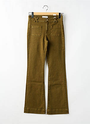 Pantalon flare stretch taille normale vert RED LEGEND femme