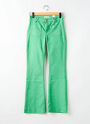 Pantalon flare stretch taille normale vert RED LEGEND femme