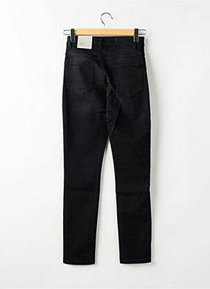 Jeans coupe slim stretch taille haute noir ICHI femme