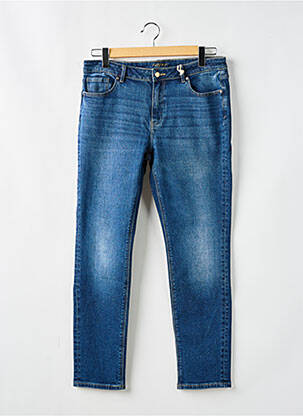 Jeans coupe slim stretch taille normale bleu NAGEV femme