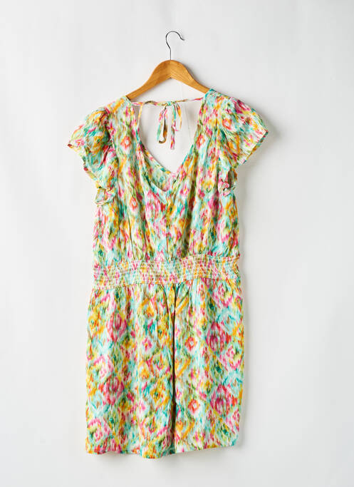 Combishort vert ICHI pour femme