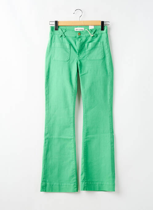 Pantalon flare vert RED LEGEND pour femme