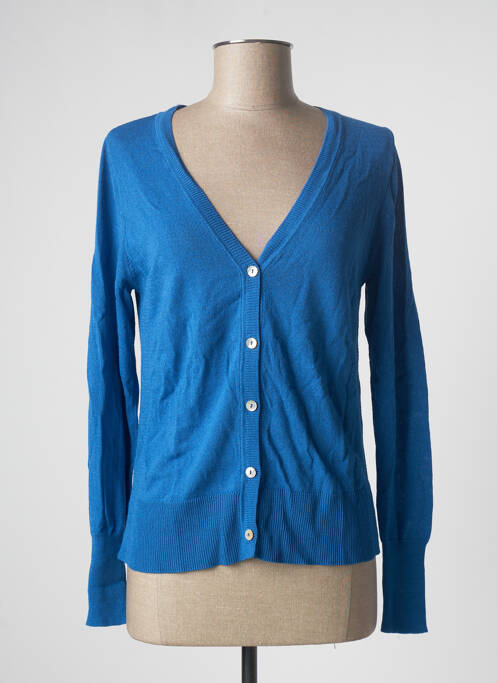 Gilet manches longues bleu LA FEE MARABOUTEE femme