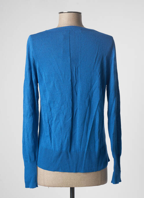 Gilet manches longues bleu LA FEE MARABOUTEE femme