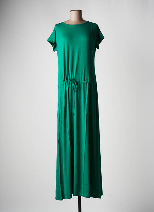 Robe longue vert LA FEE MARABOUTEE femme
