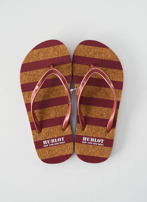 Tongs rose HUBLOT pour femme