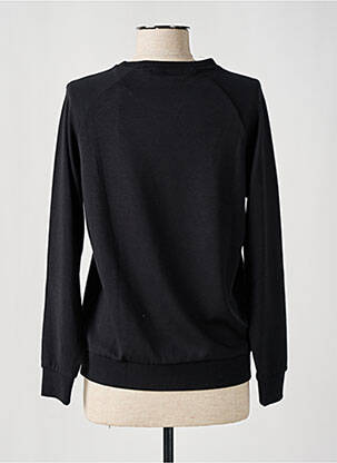 Sweat-shirt stretch manches longues noir TEDDY SMITH femme
