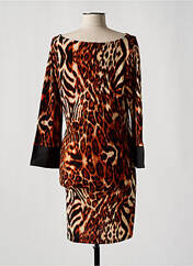 Robe mi-longue marron OTTANTOTTO pour femme seconde vue