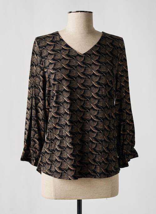Top noir SIGNATURE pour femme