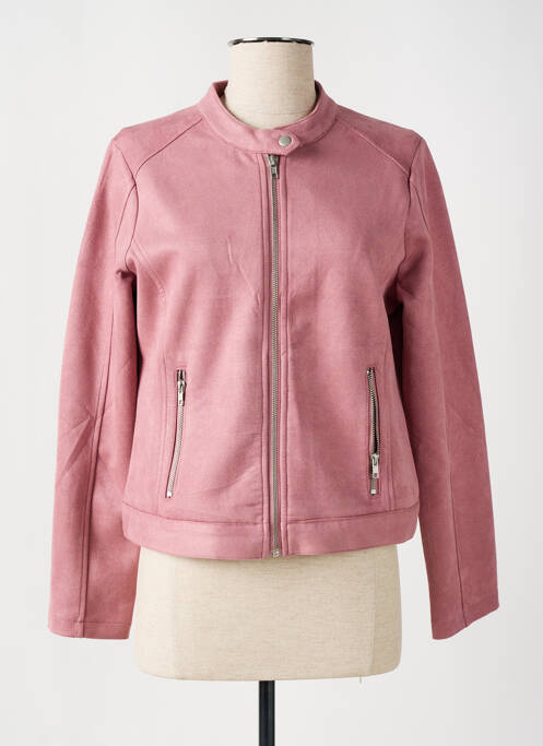 Veste casual rose SIGNATURE pour femme