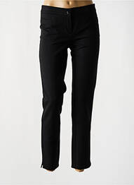 Pantalon 7/8 taille à pinces taille normale noir NATHALIE CHAIZE femme