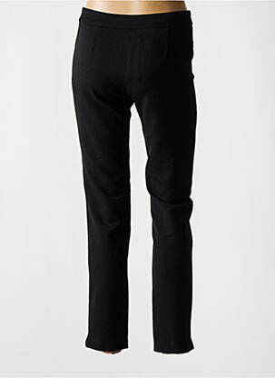 Pantalon 7/8 taille à pinces taille normale noir NATHALIE CHAIZE femme