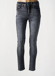 Jeans skinny taille haute taille haute gris SALSA femme