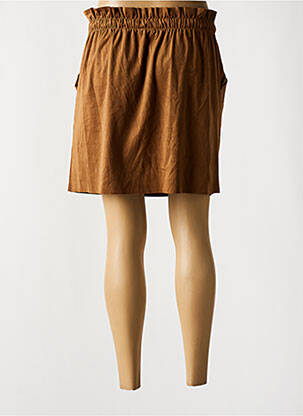 Jupe courte poches marron TEDDY SMITH femme