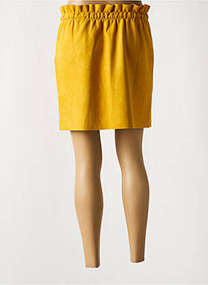 Jupe courte poches jaune TEDDY SMITH femme