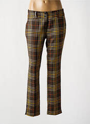 Pantalon slim marron EGO pour femme seconde vue