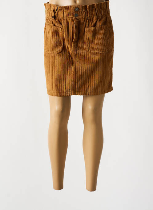 Jupe courte poches marron TEDDY SMITH femme