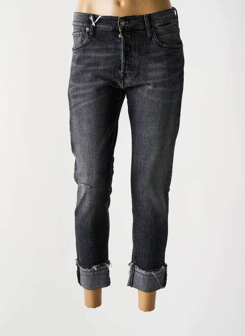 Jeans coupe slim gris TEDDY SMITH pour femme