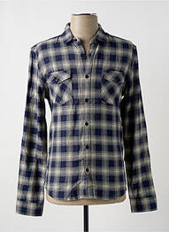 Chemise manches longues poches bleu TEDDY SMITH homme
