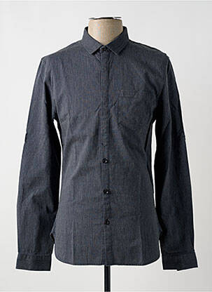 Chemise manches longues manches longues bleu TEDDY SMITH homme
