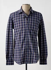 Chemise manches longues bleu DELAHAYE pour homme seconde vue