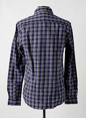 Chemise manches longues bleu DELAHAYE pour homme seconde vue