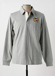 Polo gris SERGE BLANCO pour homme seconde vue