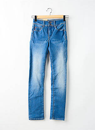 Jeans coupe slim stretch taille haute bleu SALSA femme
