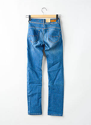 Jeans coupe slim stretch taille haute bleu SALSA femme
