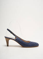 Escarpins bleu PARALLELE pour femme seconde vue