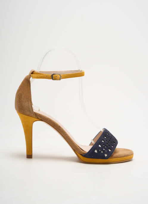 Sandales/nu pieds talon aiguille talon de 4 à 6cm bleu LODI femme