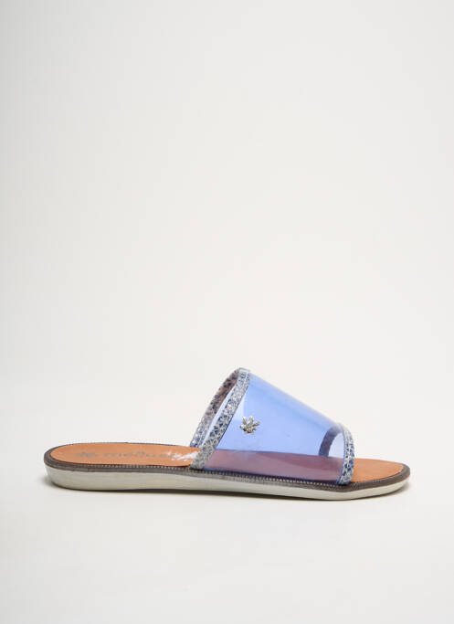 Mules/Sabots bleu MEDUSE pour femme