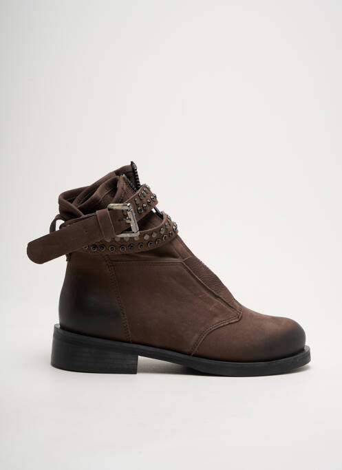Bottines/Boots marron REQINS pour femme