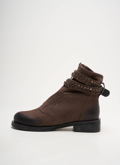 Bottines/Boots marron REQINS pour femme