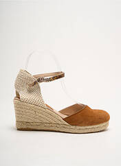 Espadrilles marron REQINS pour femme seconde vue
