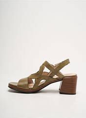 Sandales/Nu pieds vert WONDERS pour femme seconde vue