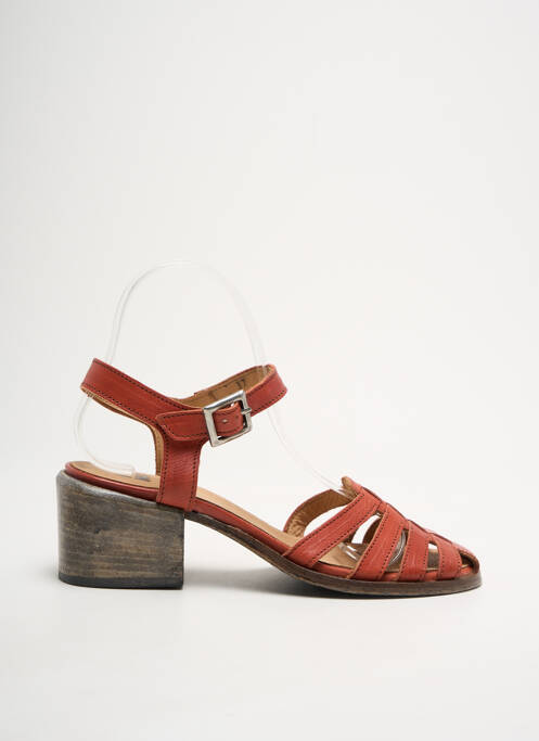 Sandales/Nu pieds orange MOMA pour femme